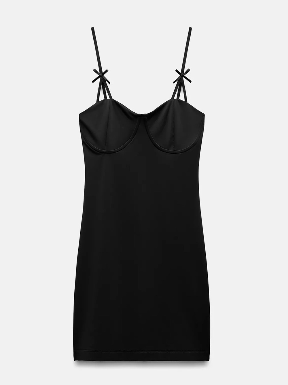 ZARA Polyamide Bow-Strap Dress NEW